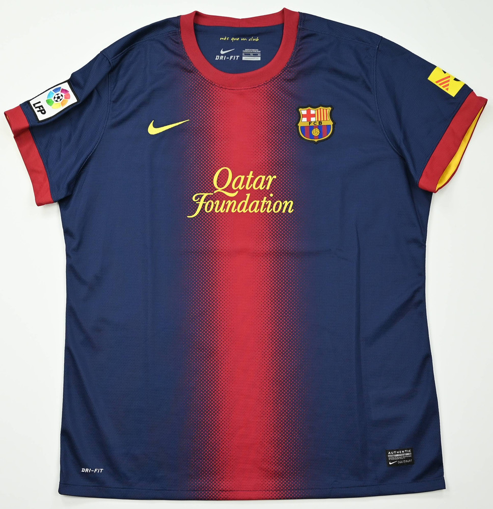 2012-13 FC BARCELONA SHIRT WOMENS XL