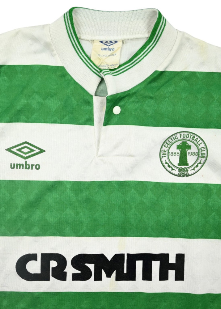 1987-89 CELTIC GLASGOW SHIRT M