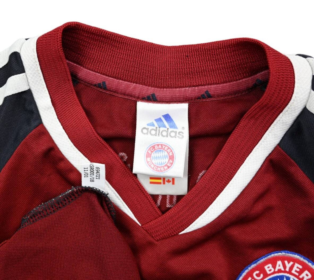 2001-02 BAYERN MUNCHEN *ELBER* SHIRT XL. BOYS