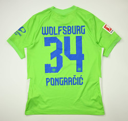 2020-21 VFL WOLFSBURG *PONGRACIC* MATCH ISSUE SHIRT L
