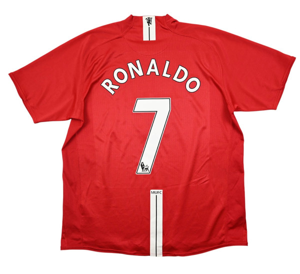 2007-09 MANCHESTER UNITED *RONALDO* SHIRT XL