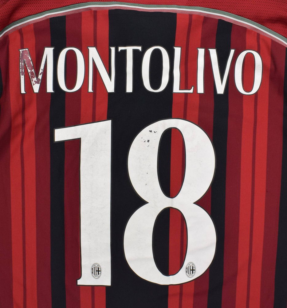 2014-15 AC MILAN *MONTOLIVO* SHIRT XL