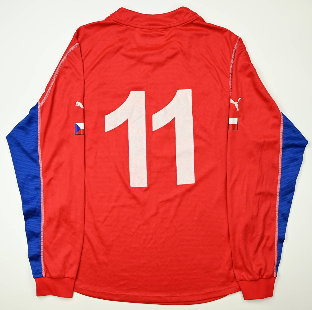 2002 CZECH REPUBLIC #11 MATCH WORN SHIRT XL