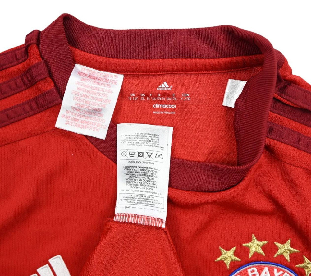 2015-16 BAYERN MUNCHEN *MULLER* SHIRT XL. BOYS