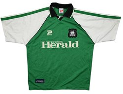 1999-00 PLYMOUTH ARGYLE SHIRT XL