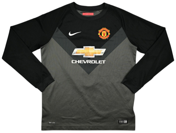 2014-15 MANCHESTER UNITED *DE GEA* LONGSLEEVE XL. BOYS