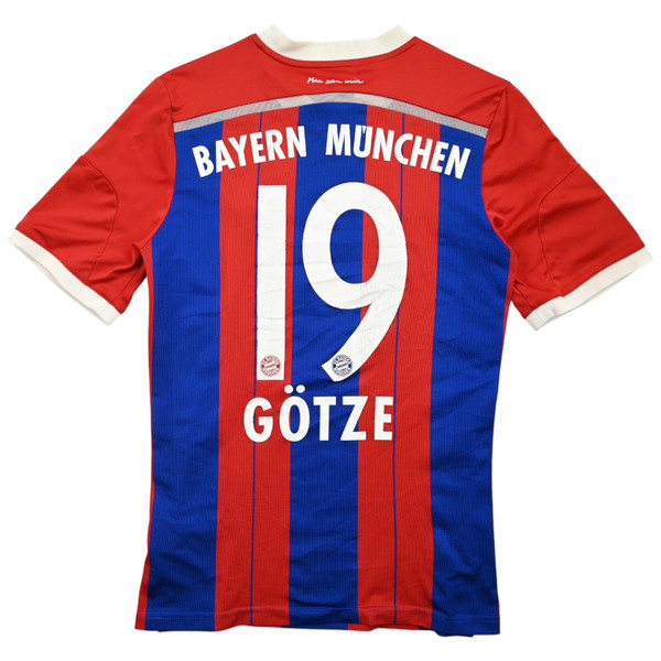 2014-15 BAYERN MUNCHEN *GOTZE* SHIRT XL. BOYS