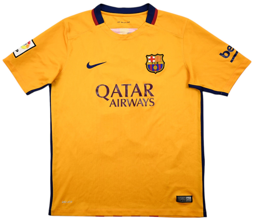 2015-16 FC BARCELONA *NEYMAR JR* SHIRT XL. BOYS