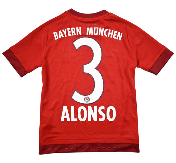 2015-16 BAYERN MUNCHEN *ALONSO* SHIRT S. BOYS