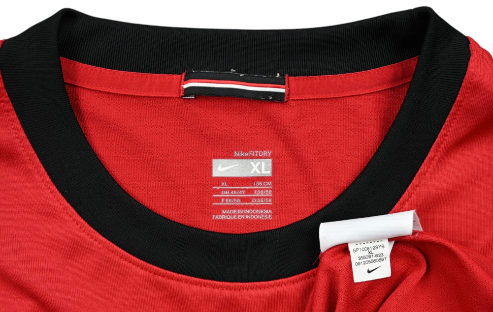 2009-10 MANCHESTER UNITED *EVRA* SHIRT XL