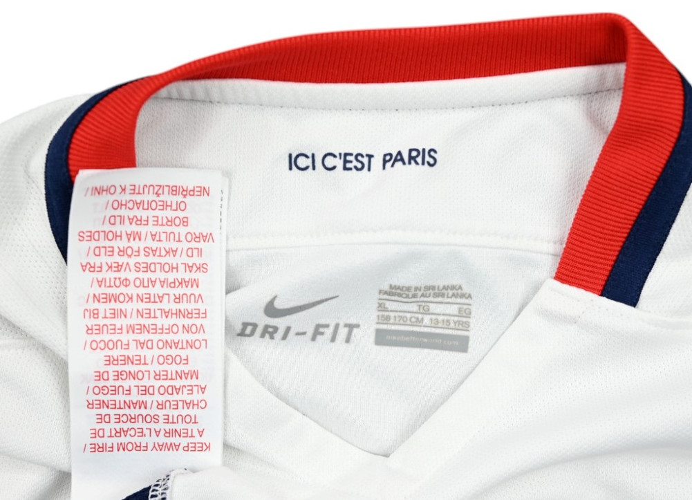 2015-16 PARIS SAINT-GERMAIN SHIRT XL. BOYS