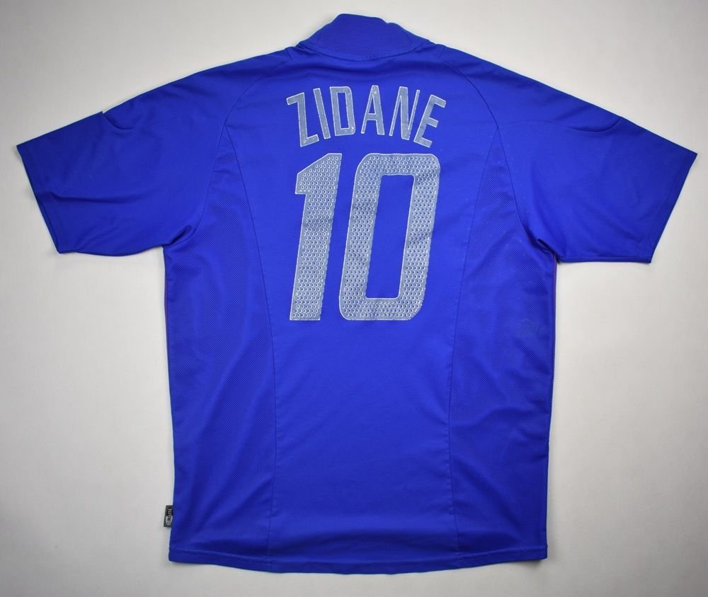 2002-04 FRANCE *ZIDANE* SHIRT L