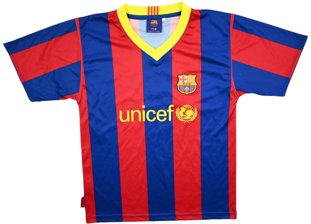 2010-11 FC BARCELONA  *VILLA* KOSZULKA L. BOYS