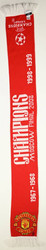 MANCHESTER UNITED CHAMPIONS MOSCOW FINAL 2008 SCARF