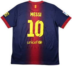 2012-13 BARCELONA *MESSI* SHIRT XL. BOYS