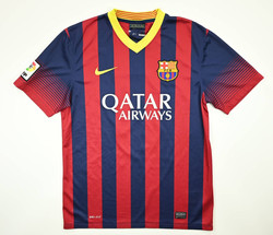 2013-14 FC BARCELONA *PIQUE* SHIRT M