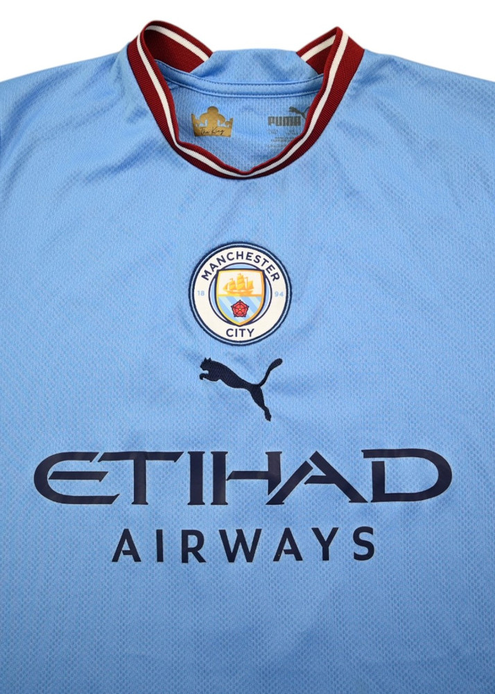 2022-23 MANCHESTER CITY *HAALAND* SHIRT L. BOYS