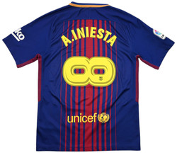 2017-18 BARCELONA *A.INIESTA* SHIRT S