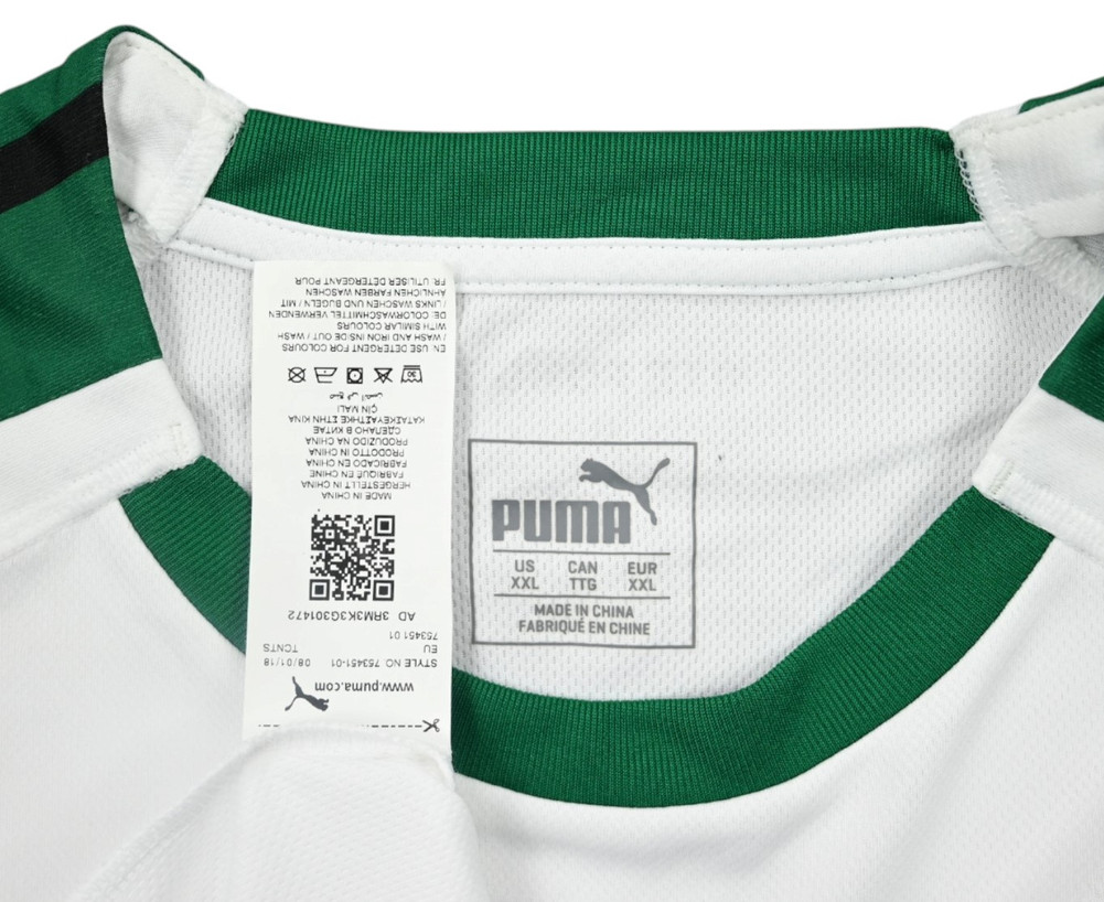 2018-19 BORUSSIA MONCHENGLADBACH SHIRT XXL