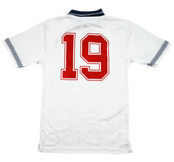 1990-92 ENGLAND #19 *GASCOIGNE* REEDITION SHIRT S