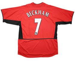 2002-04 MANCHESTER UNITED *BECKHAM* KOSZULKA XL