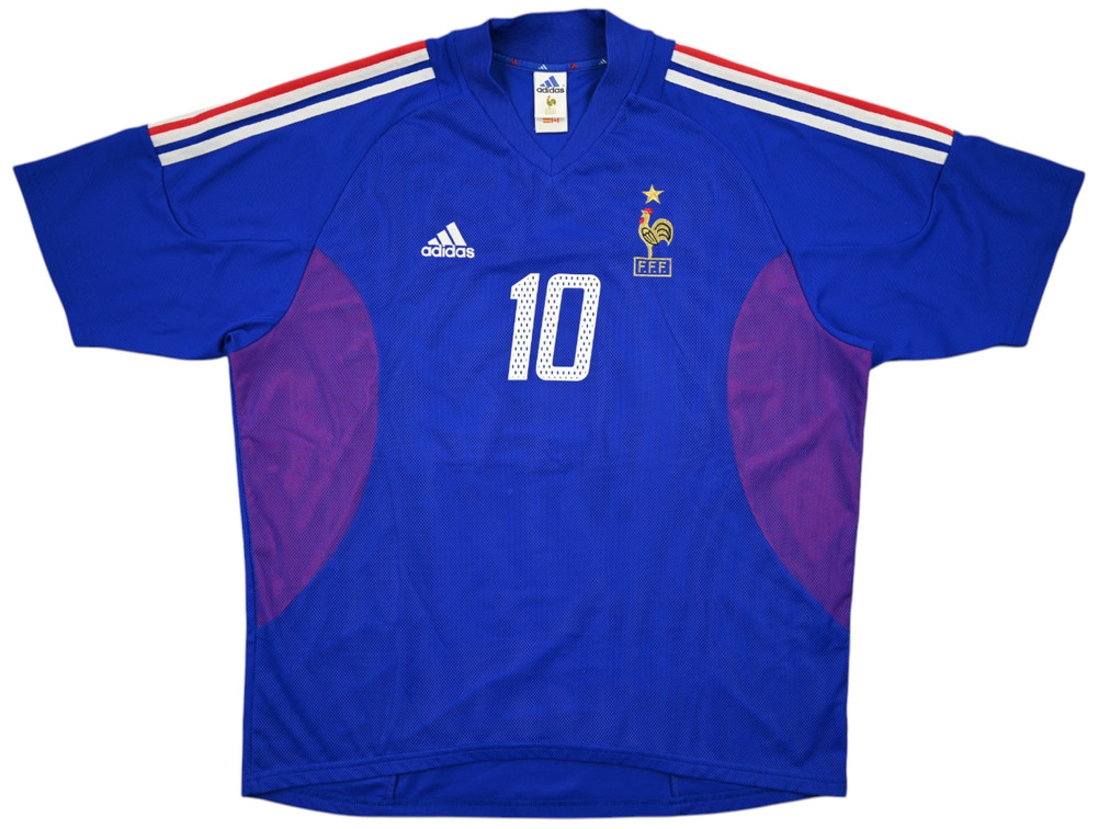 2002-04 FRANCE *ZIDANE* SHIRT XL