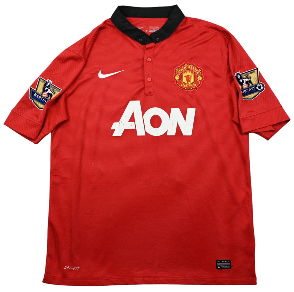 2013-14 MANCHESTER UNITED *NANI* SHIRT XL