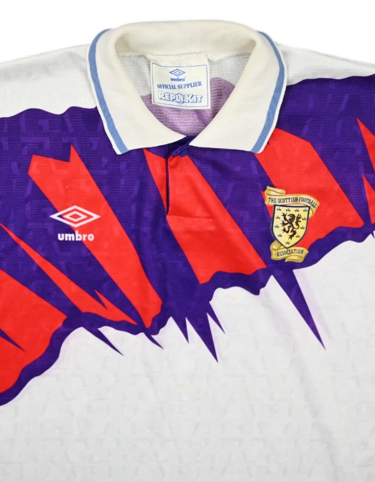 1991-93 SCOTLAND SHIRT L