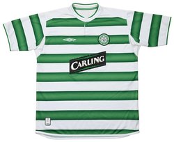 2003-04 CELTIC GLASGOW *THOMPSON* SHIRT L