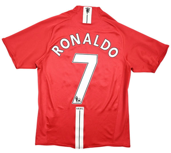 2007-09 MANCHESTER UNITED *RONALDO* SHIRT S