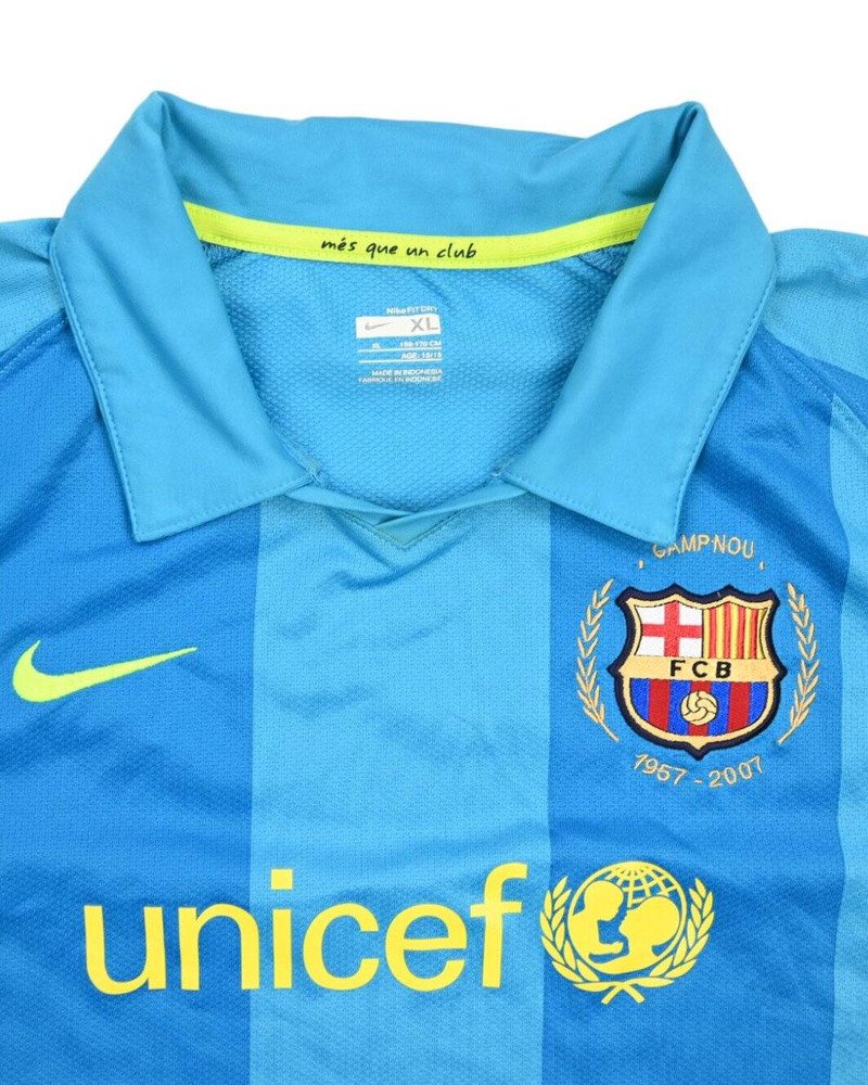 2007-09 FC BARCELONA KOSZULKA XL. BOYS