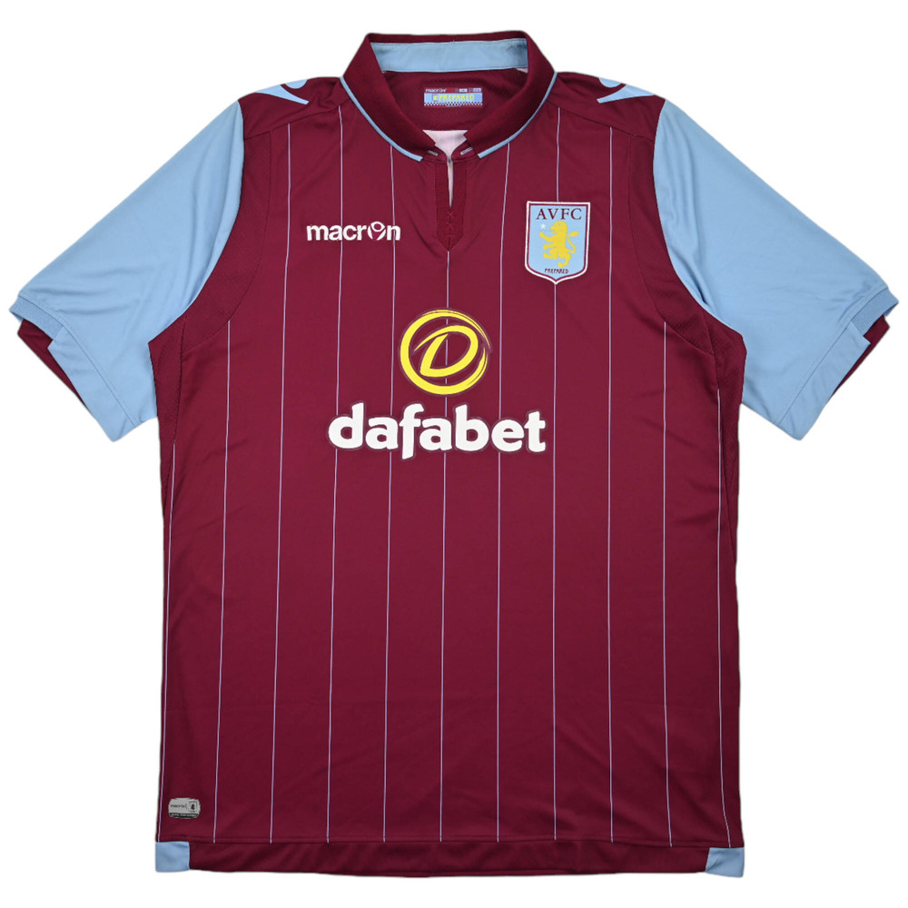 2014-15 ASTON VILLA SHIRT 3XL