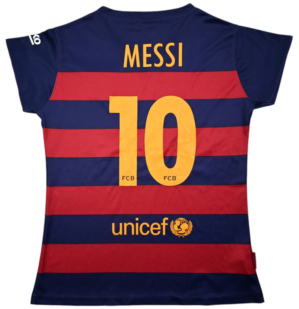 2015-16 BARCELONA *MESSI* SHIRT WOMENS S