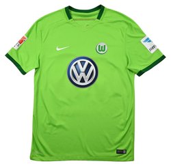 2016-17 VFL WOLFSBURG *ZIEGELE* PLAYER ISSUE SHIRT M