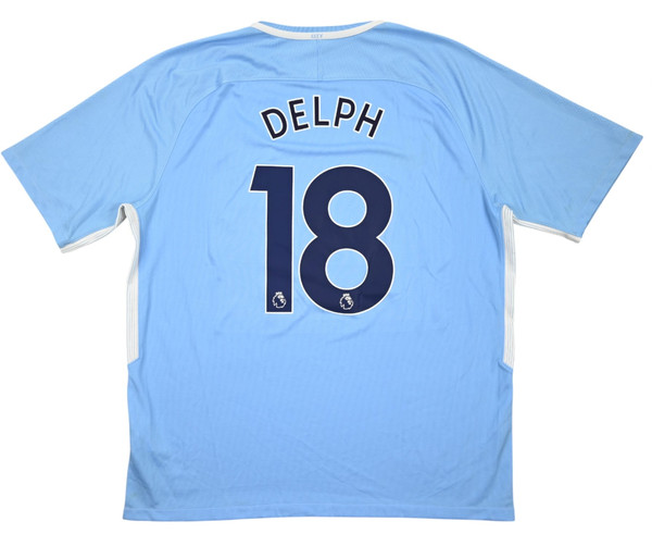 2017-18 MANCHESTER CITY *DELPH* SHIRT XL