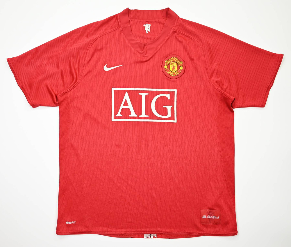 2007-09 MANCHESTER UNITED *RONALDO* SHIRT L
