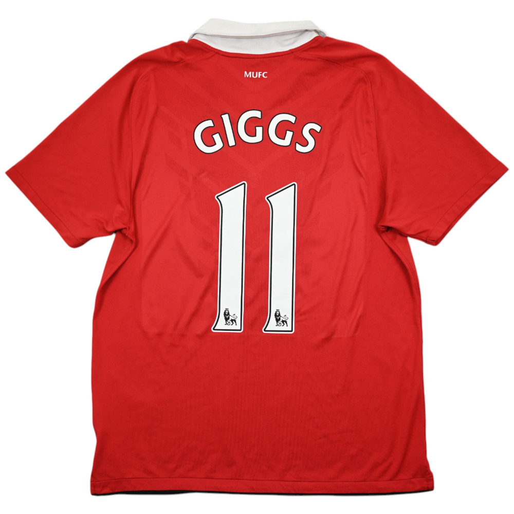 2010-11 MANCHESTER UNITED *GIGGS* SHIRT L
