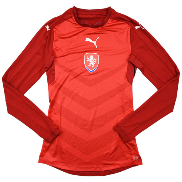 2016-18 CZECH REPUBLIC PLAYER ISSUE LONGSLEEVE SHIRT M