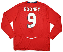 2008-10 ENGLAND *ROONEY* LONGSLEEVE KOSZULKA XL