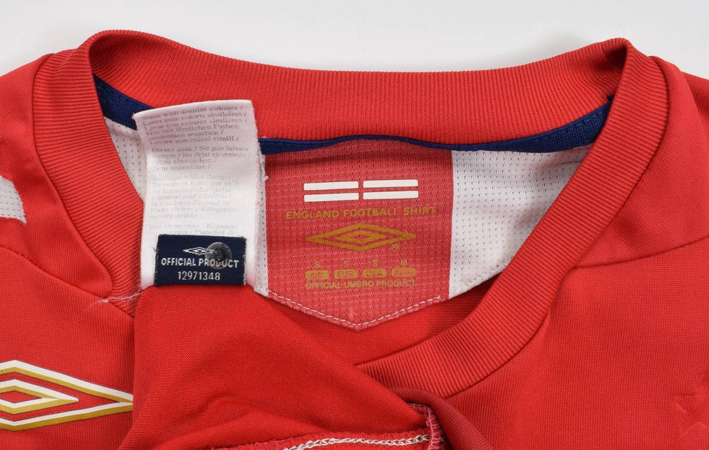 2006-08 ENGLAND *ROONEY* SHIRT S