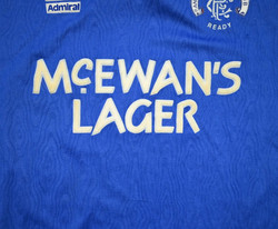 1990-92 RANGERS SHIRT S