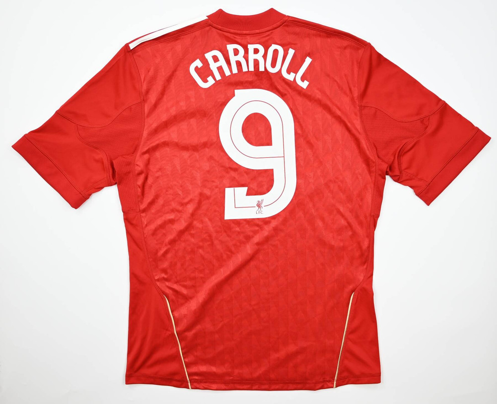 2010-12 LIVERPOOL *CARROLL* SHIRT M