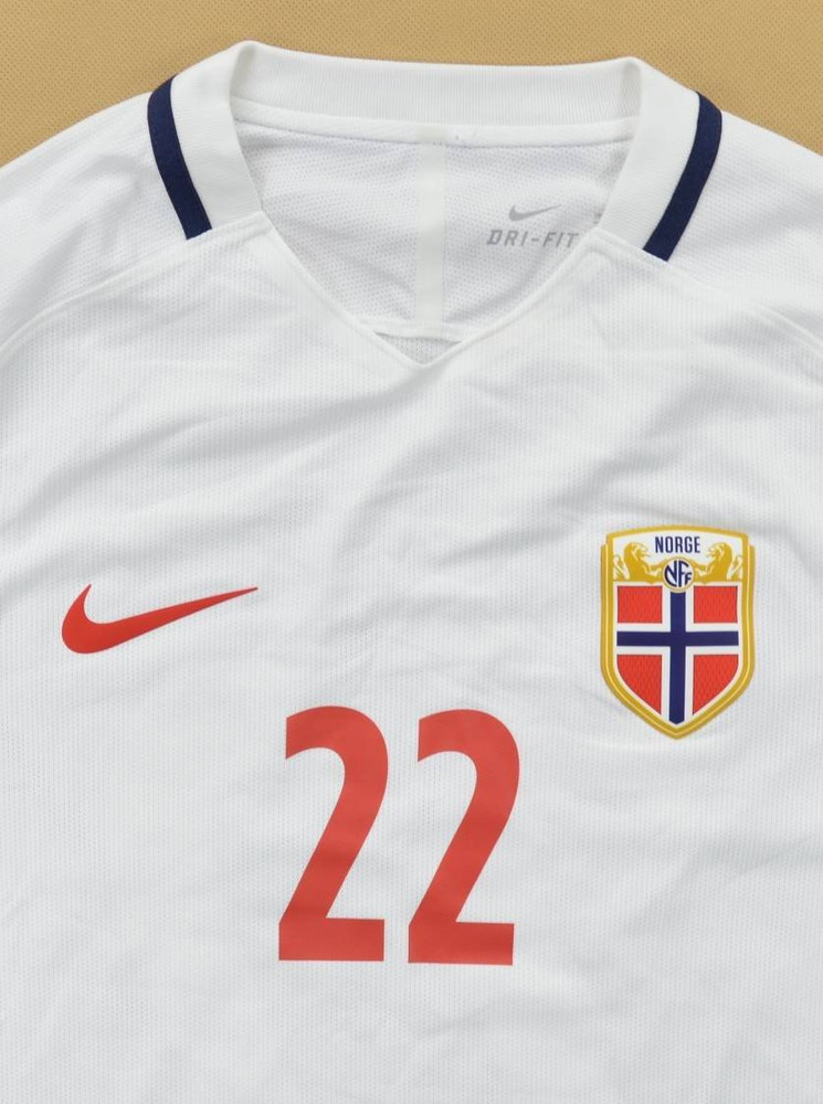 2016-18 NORWAY WOMAN MATCH ISSUE SHIRT L