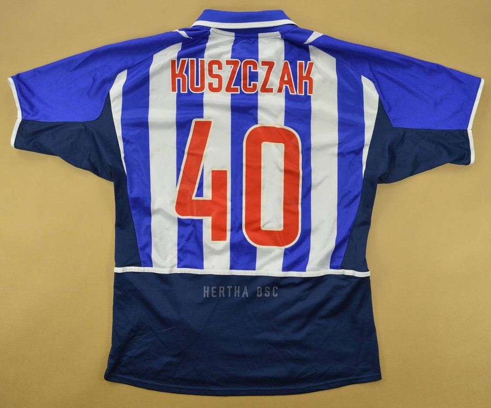 2002-03 HERTHA BERLIN *Tomasz KUSZCZAK* SHIRT XL