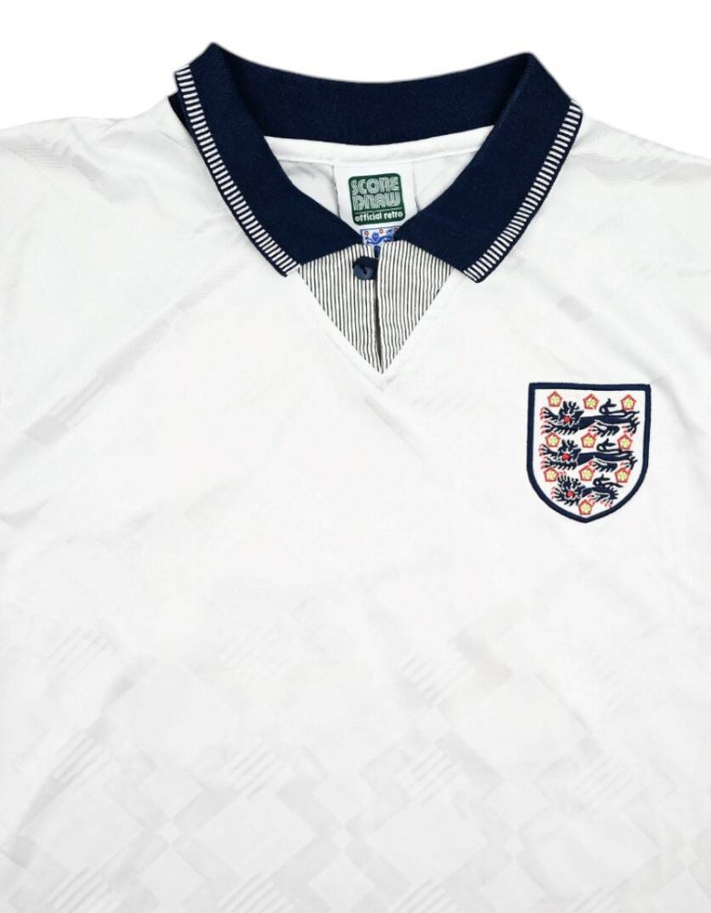 1990-92 ENGLAND #19 *GASCOIGNE* REEDITION KOSZULKA S