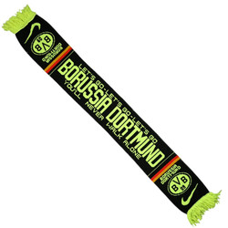 BORUSSIA DORTMUND LET`S GO- YOU`LL NEVER WALK ALONE SCARF