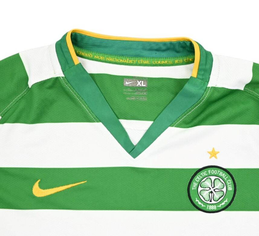 2008-10 CELTIC GLASGOW SHIRT XL. BOYS