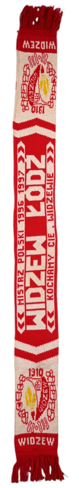 WIDZEW ŁÓDŹ MISTRZ POLSKI 1996-1997 KOCHAMY CIĘ, WIDZEWIE SCARF