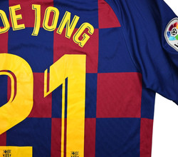 2019-20 BARCELONA *F. DE JONG* SHIRT L