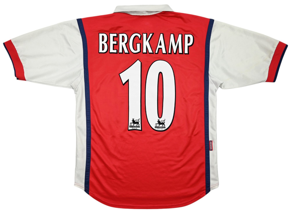 1998-99 ARSENAL *BERGKAMP* SHIRT S